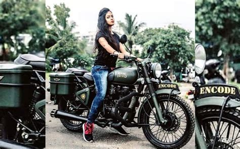 This Modified Royal Enfield Classic Looks Like A WW2-Era Machine