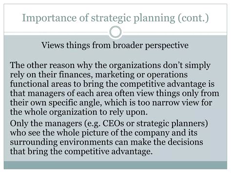 Strategic management and strategic planning | PPTX