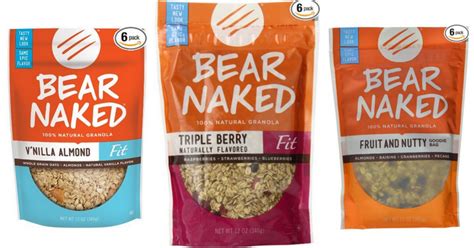Amazon Bear Naked Granola Bags Only 2 44 Each Shipped Various Varieties Available