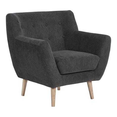 Fauteuil Monte Gris Gris foncé House Nordic 1101537