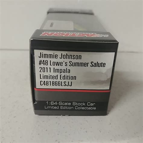 2011 Jimmie Johnson 1 64th Lowes Summer Salute Pitstop Series Impala