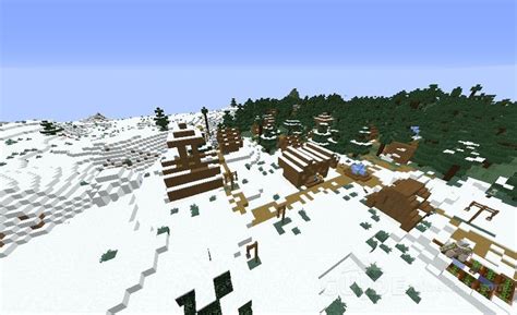 Village and Igloo with a Basement seed for Minecraft 1.17.1/1.16.5/1.15.2/1.14.4