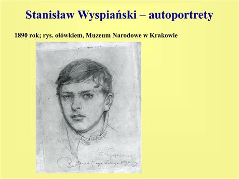 PPT STANISŁAW WYSPIAŃSKI PowerPoint Presentation free download ID