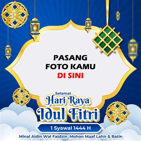 Tutorial Membuat Foto Desain Twibbon Idul Fitri 2023 My Blog