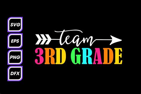 Team 3rd Grade Graphic By Tlamtha Studio Creative Fabrica