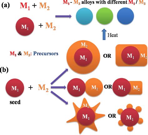 A B Schematic Illustrations Showing Different Synthetic Approaches