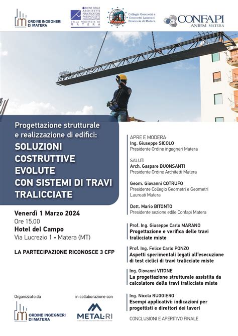 Convegno Soluzioni Costruttive Evolute Con Sistemi Di Travi