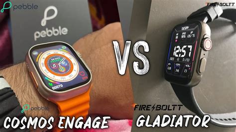 Firebolt Gladiator Vs Pebble Cosmos Engage Comparison Apple Watch