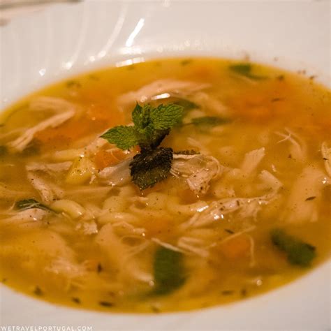 Canja de Galinha – Portuguese Chicken and Mint Soup