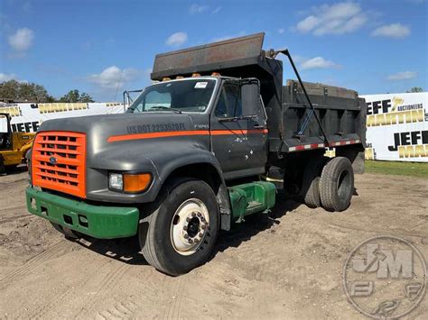 1998 Ford F 800 Single Axle Dump Truck Vin 1fdwf80c1wva17611 Jeff