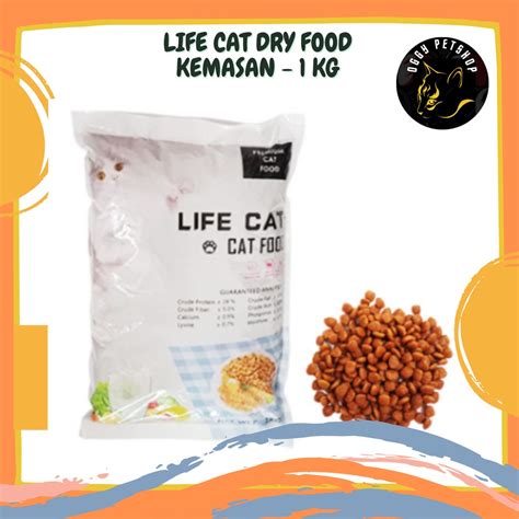 Jual Life Cat Dry Food Makanan Kucing Kemasan Kg Shopee Indonesia