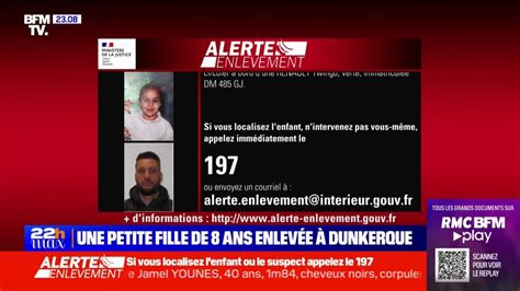 Alerte enlèvement Malek Younes petite fille âgée de 8 ans a disparu