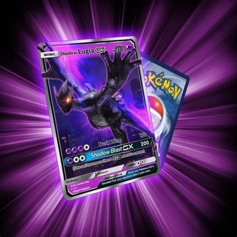 Shadow Lugia Gx Ex Etsy