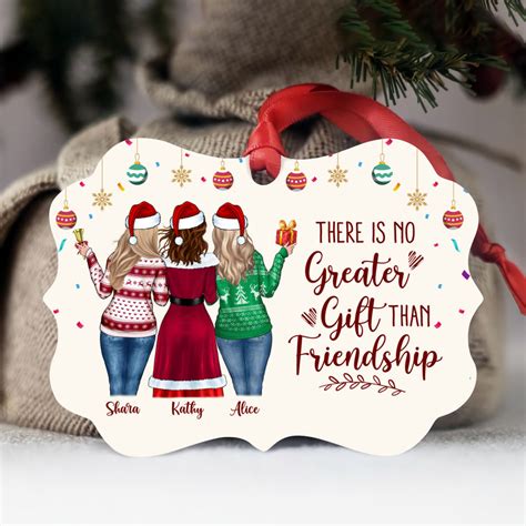 Xmas Girls There Is No Greater Gift Than Friendship Personalized