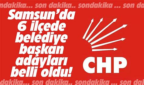 Chp Nin Samsun Da Il Ede Adaylar Belli Oldu Siyaset Gazete Ger Ek