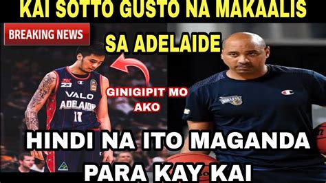 Breaking Kai Sotto Aalis Na Di Na Kinaya Si Cj Bruton Gusto Na