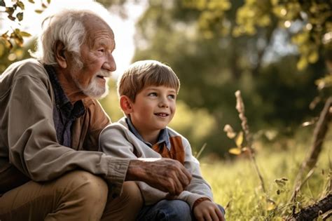 Shot Of A Grandfather Spending Time With His Grandson Created With