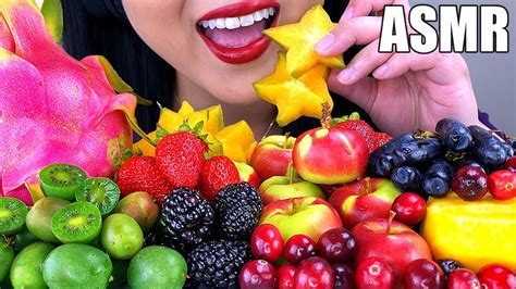 Asmr Colorful Fruit Platter Part 2 Asmr Phan Youtube