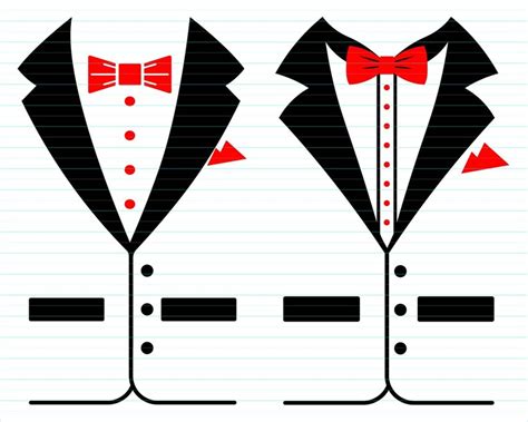 Tuxedo Svg Bundle Tuxedo Svg Suit Clipart Suit Bundle Svg Etsy Denmark