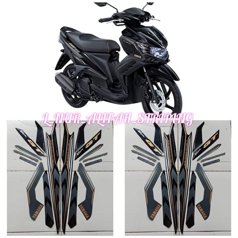 STIKER STRIPING LIS LES POLET BODY MOTOR YAMAHA XEON GT 125 EAGLE EYE