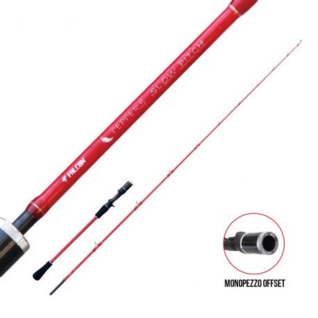 Canna Pesca Vertical Jigging Slow Pitch Falcon Peppers Slow Pitch In