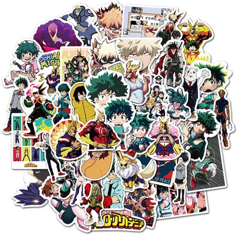 Buy Mha Anime Stickers Pack Of 50 For Laptop Hydro Flasks Laptops