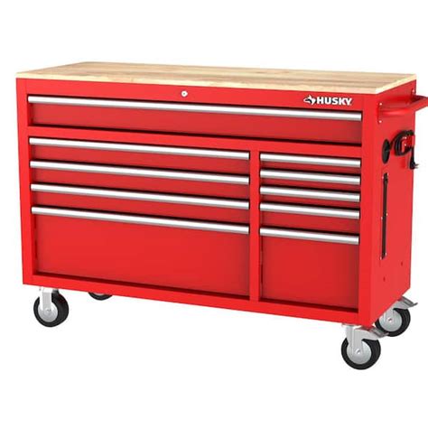 Husky Modular Tool Storage In W X In D Standard Duty Red Mobile