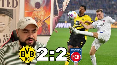 Meine Meinung zum 2 2 gegen Heidenheim BVB verspielt 2 0 Führung zu