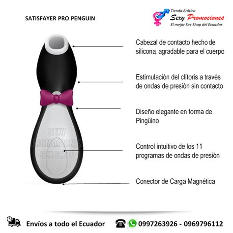 Satisfyer Pro Penguin Succionador Sexypromociones Tienda Sex Shop