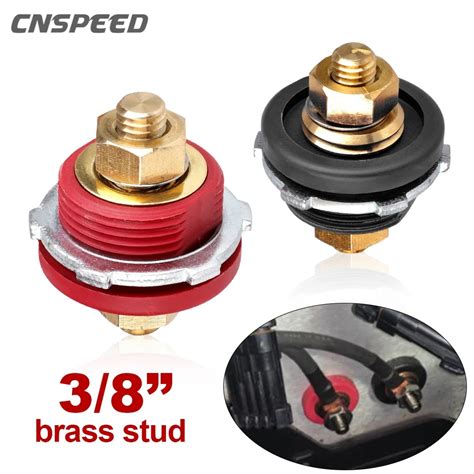 Stud Premium Remote Battery Power Junction Post Connectors Brass