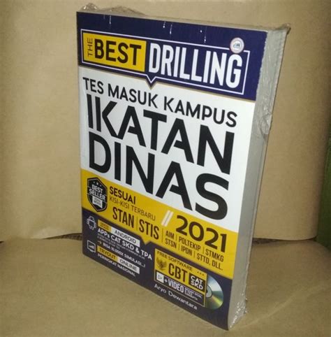 Jual BUKU THE BEST DRILLING TES MASUK KAMPUS IKATAN DINAS 2021 Plus CD