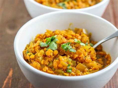 Spiced Red Lentil Dhal Vegetarian Kylee Cooks