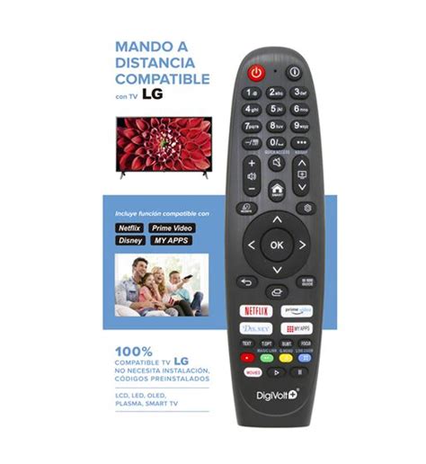 Digivolt Mando Universal Compatible Con LG Smart TV LG 59