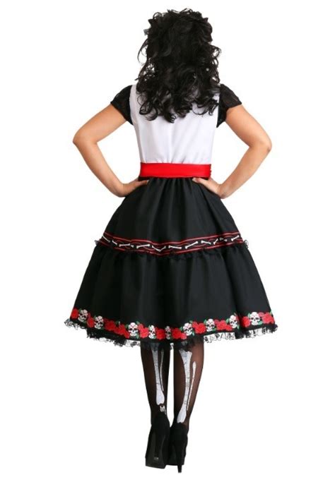 Sassy Sugar Skull Costume For Women