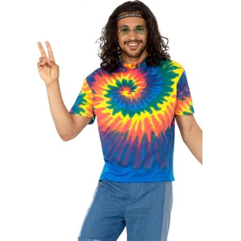 Tee Shirt Tie Dye Hippie Adulte【achat En Ligne】