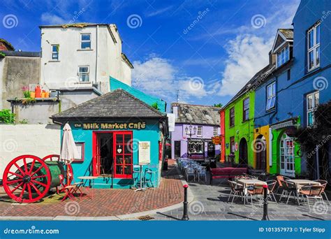 Colorful Kinsale editorial stock photo. Image of empty - 101357973