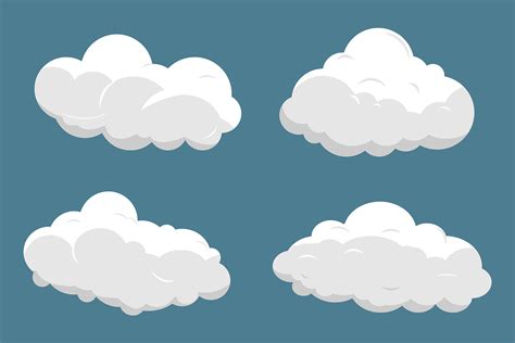 Clouds Clipart Svg Png Eps Ai Graphic By Mockmenot Creative Fabrica