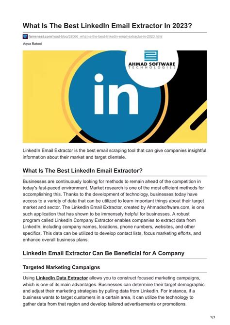 Ppt What Is The Best Linkedin Email Extractor In Powerpoint