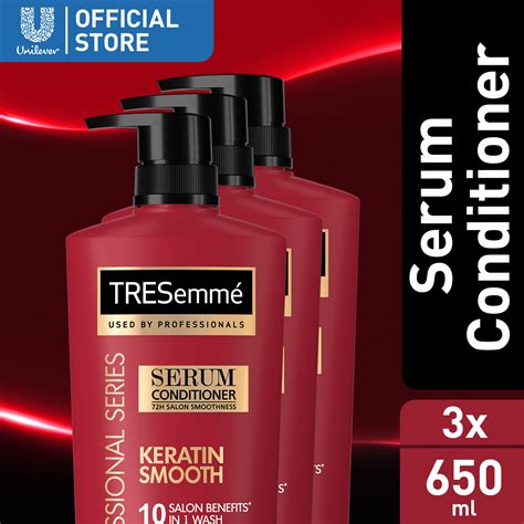 Tresemme Keratin Smooth Serum Conditioner 650ml X3 Shopee Philippines