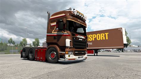 Scania Rjl R Tonerud Transport Metallic Skin Mod Trailer Skin Hot Sex