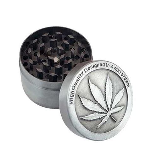 Leaf Metal Herb Grinder 4 Layers