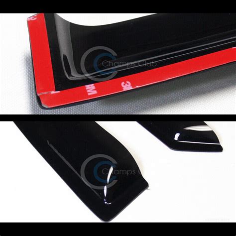 For 96 00 Civic 2d Ek Ek9 Sunrain Guard Smoke Vent Shade Deflector Window Visor Ebay