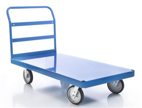 Steel Heavy Duty Platform Trolley For Material Handling Load Capacity