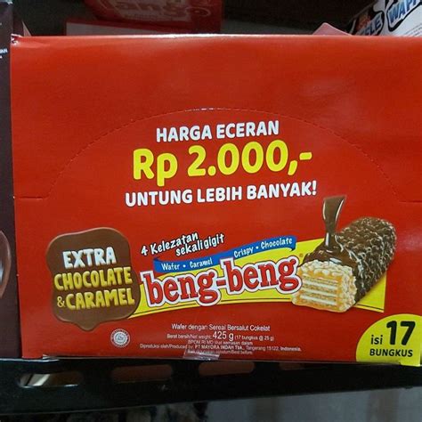 Jual Beng Beng Wafer Coklat Box Isi Pcs Shopee Indonesia