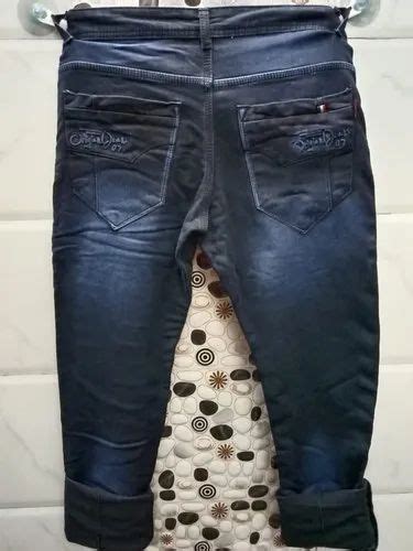 Casual Wear Plain Men Blue Denim Jeans Waist Size 32 At Rs 650 Piece