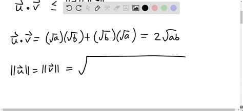 The Definition Mathbf U Cdot Mathbf V Mathbf SolvedLib