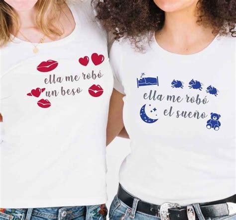 Camisetas Para Parejas Camiseta Pareja Ella Robó Tenvinilo