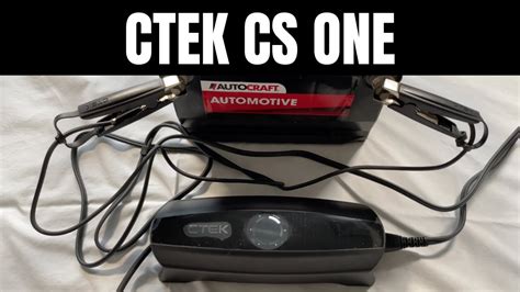 CTek CS One Battery Charger Unboxing And Review YouTube