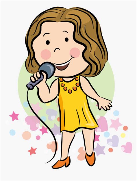 Transparent Singing Clip Art - Singing Girl Clipart Png, Png Download ...