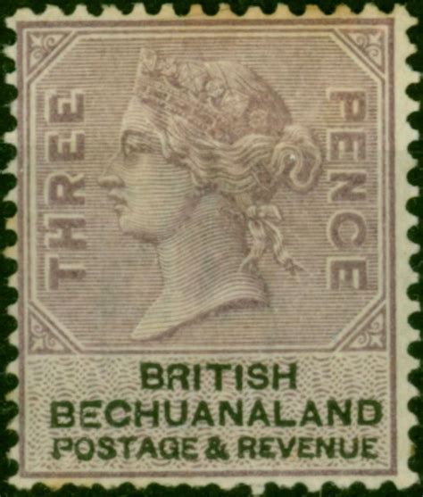 Bechuanaland 1888 3d Lilac And Black Sg12 Good Mm Stamp Empire Philatelists